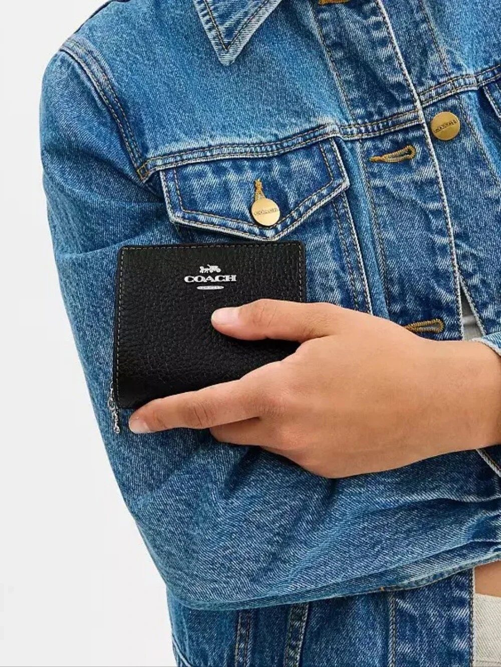 Coach Snap Charm Wallet